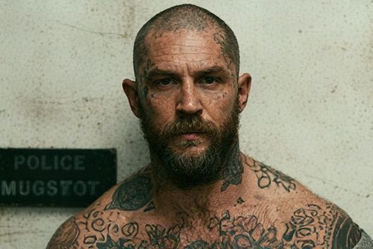 Tattooed Mugshot Portrait Print. poster detail