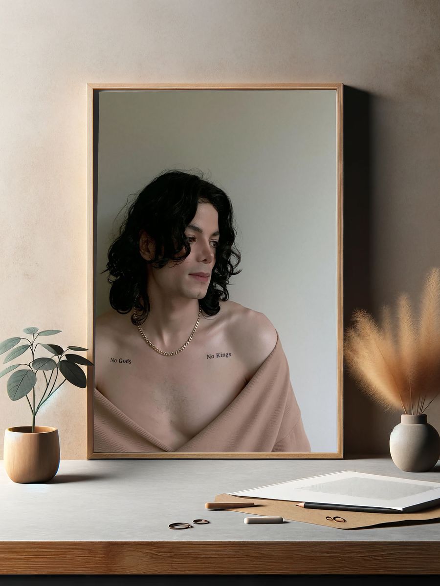 No Gods No Kings Portrait Poster. — room view 2