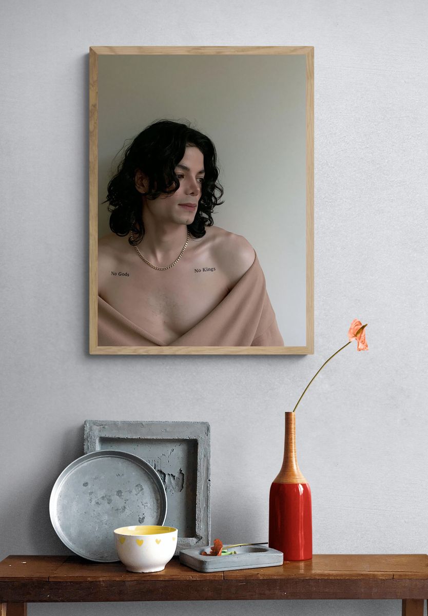 No Gods No Kings Portrait Poster. — room view 3