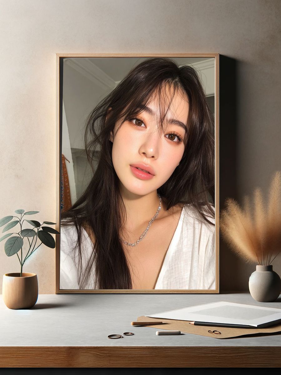 Soft Portrait Photography Poster. — room view 2