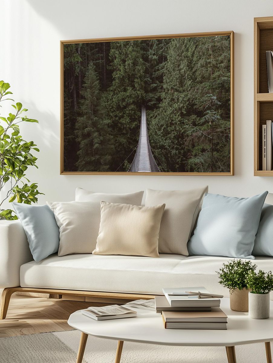 View hanging bridge forest. — room view 2