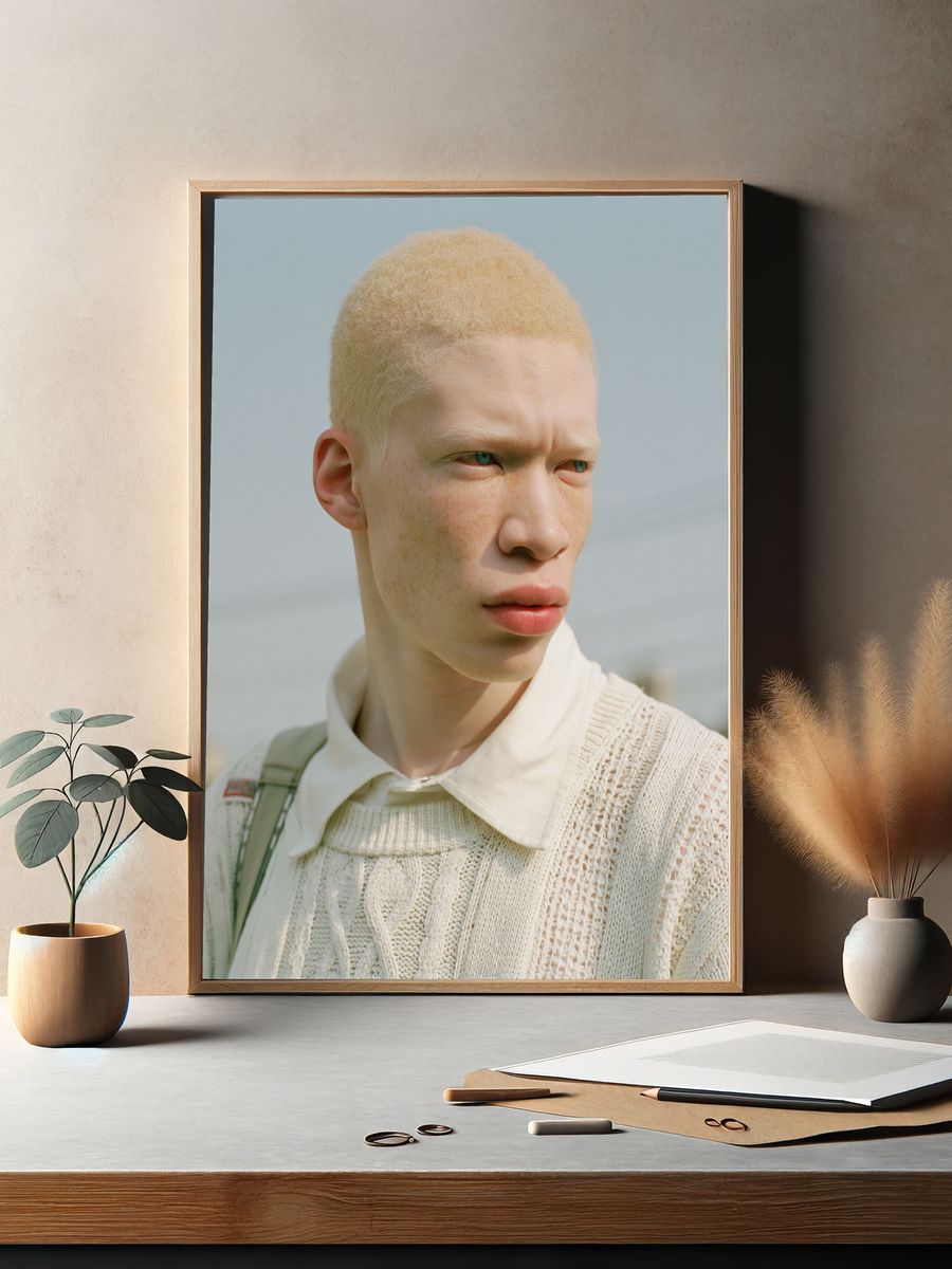 Soft Portrait Photography Poster. — room view 2