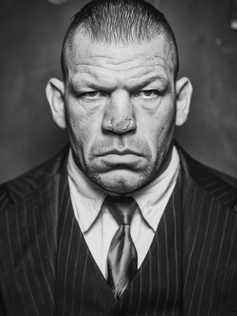 Intense Noir Portrait Poster. poster — photography art