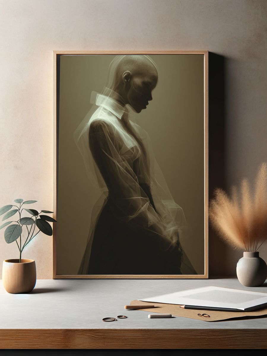 Ethereal Portrait Photography Poster. — room view 2