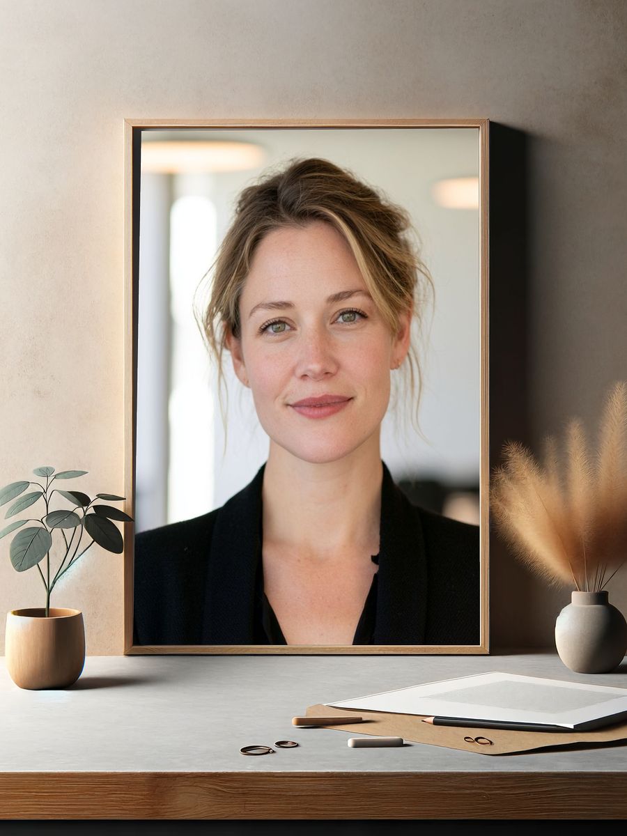 Woman Portrait Photography Poster. — room view 2