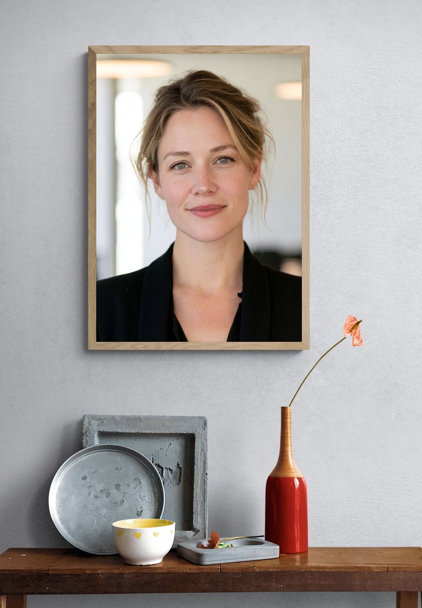 Woman Portrait Photography Poster. — room view 3