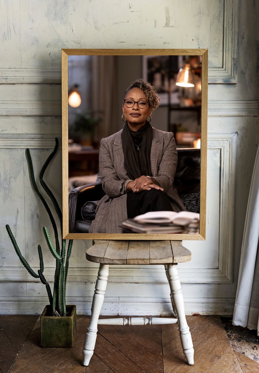 Elegant Portrait Photography Poster. — room view 1