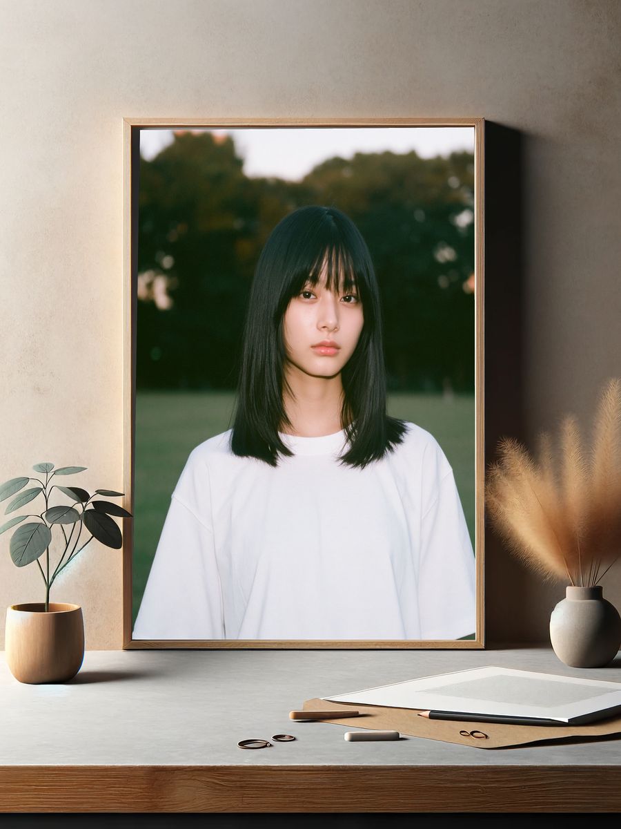 Soft Portrait Photography Poster. — room view 2