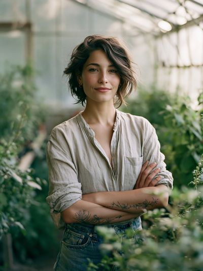 Botanical Portrait Photography Poster.