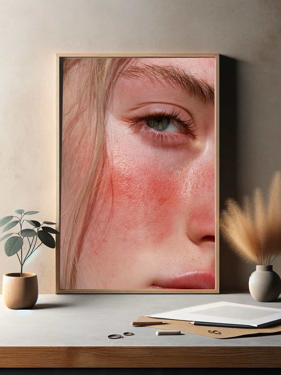 Sunlit Portrait Photography Poster. — room view 2