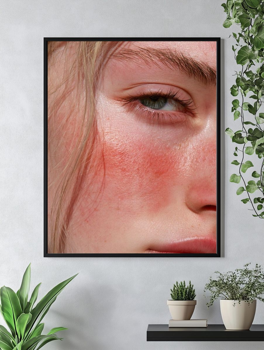 Sunlit Portrait Photography Poster. — room view 4