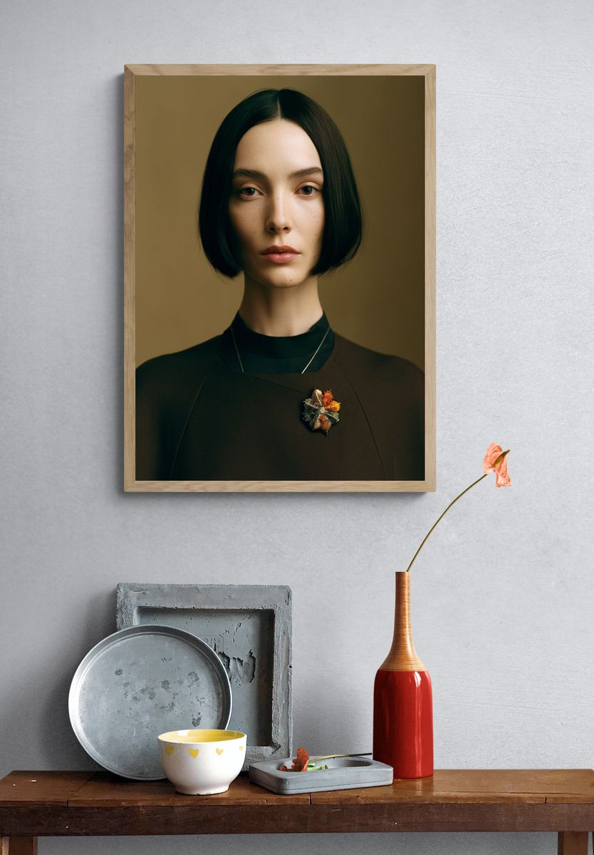 Elegant Portrait Photography Poster. — room view 3
