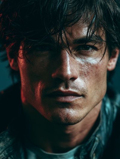 Moody Portrait Photography Poster.