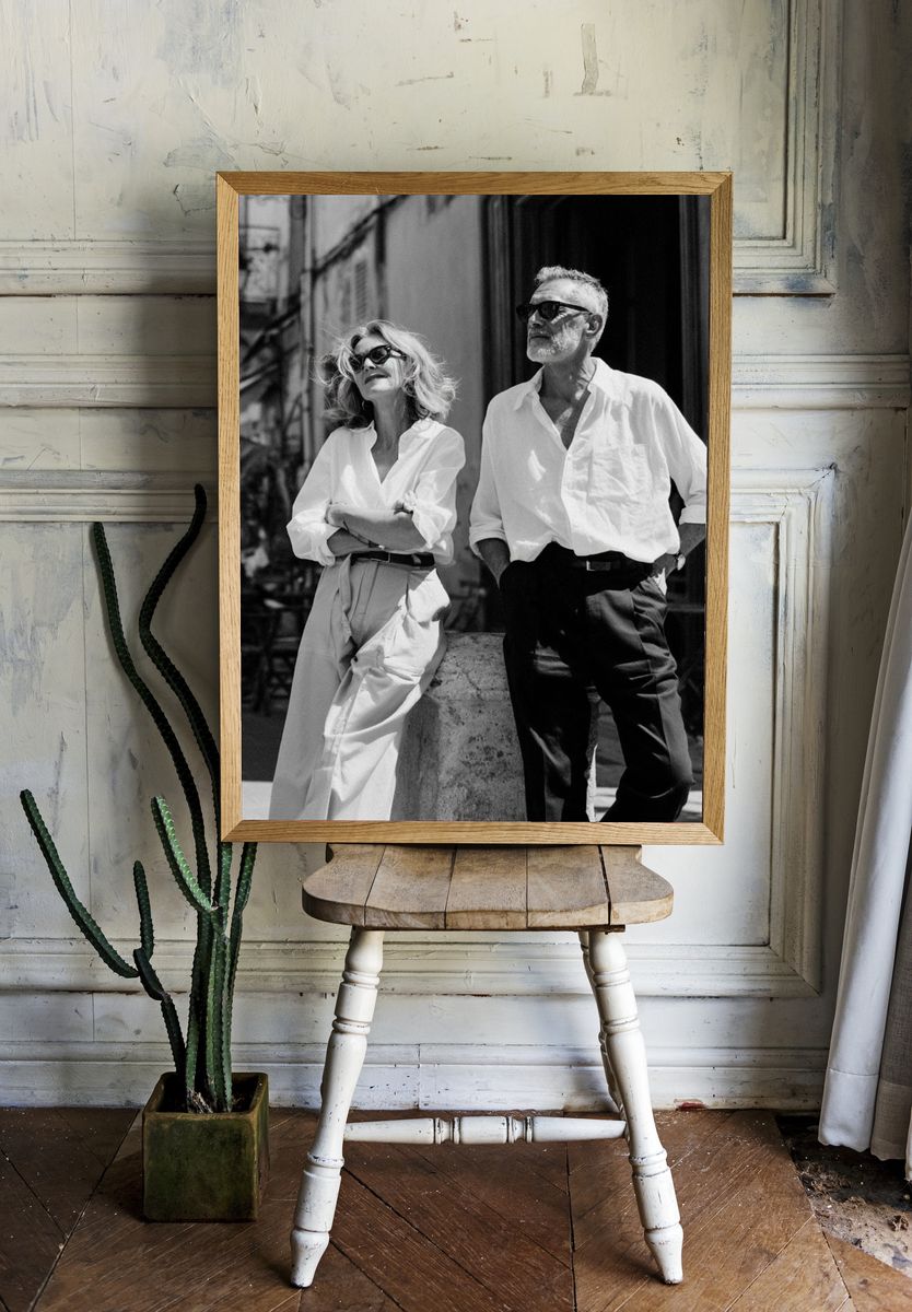 Elegant Couple Street Photography Poster. room preview