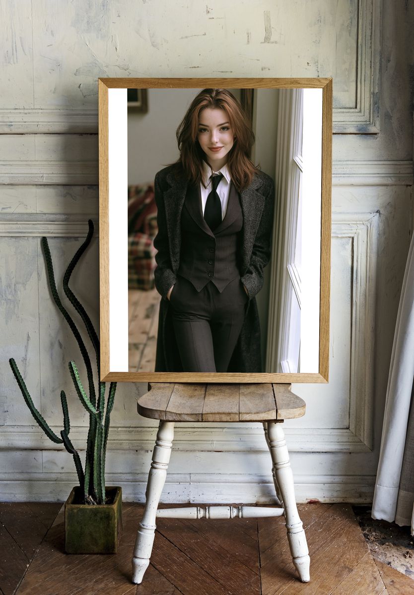 Elegant Portrait Fashion Poster. room preview