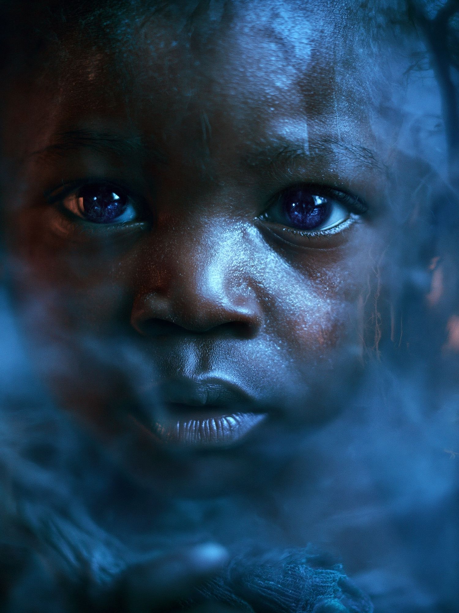 Blue Dream Portrait Print. poster detail