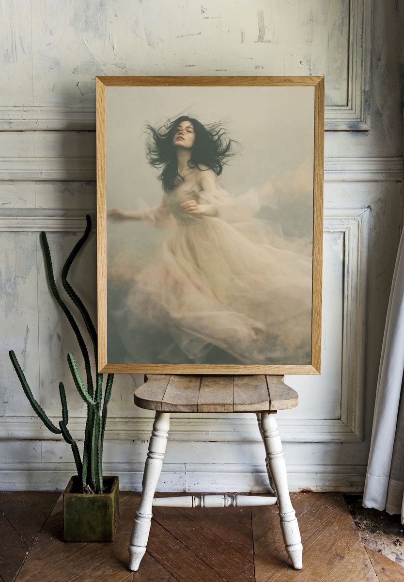 Dreamy Portrait Photography Poster. room preview