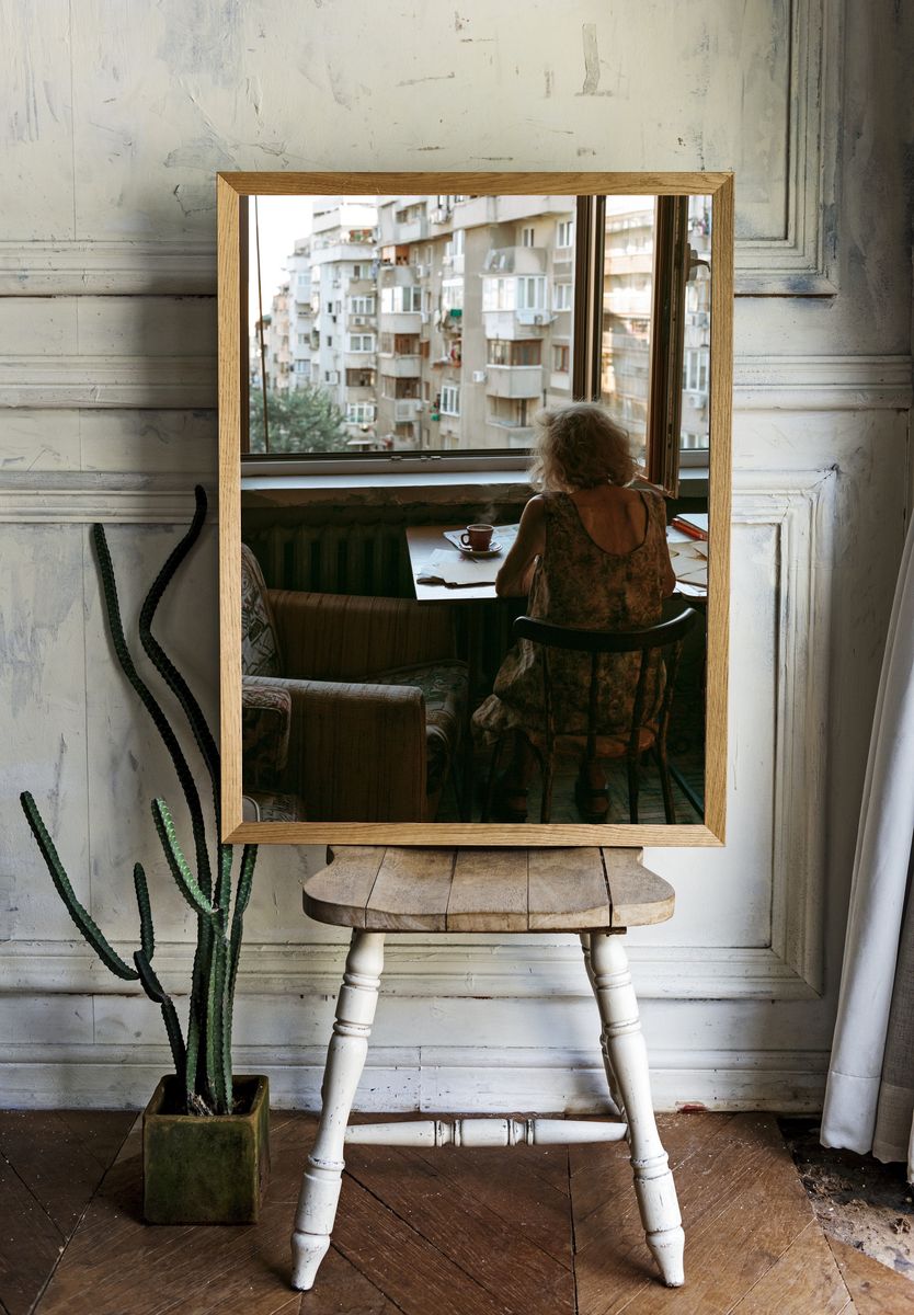 Quiet Apartment Window Photography Poster. — room view 1