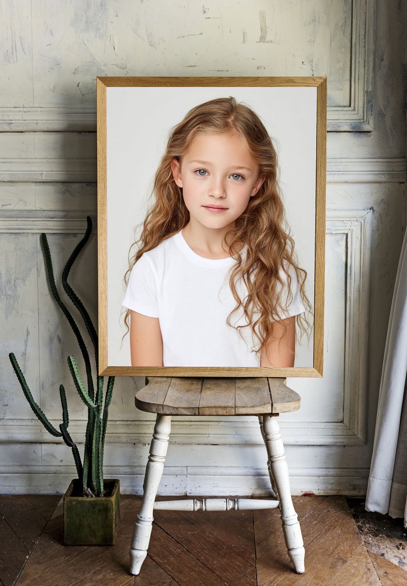 Child Portrait Photography Poster. — room view 1