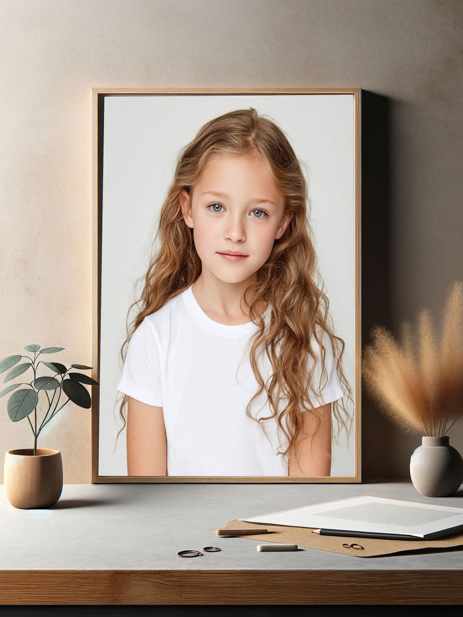 Child Portrait Photography Poster. — room view 2