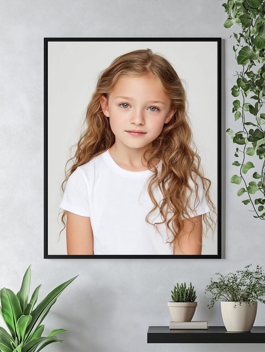 Child Portrait Photography Poster. — room view 4