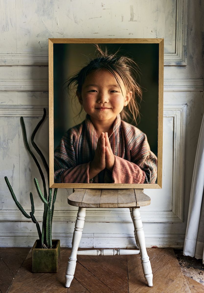 Child Portrait Photography Poster. — room view 1