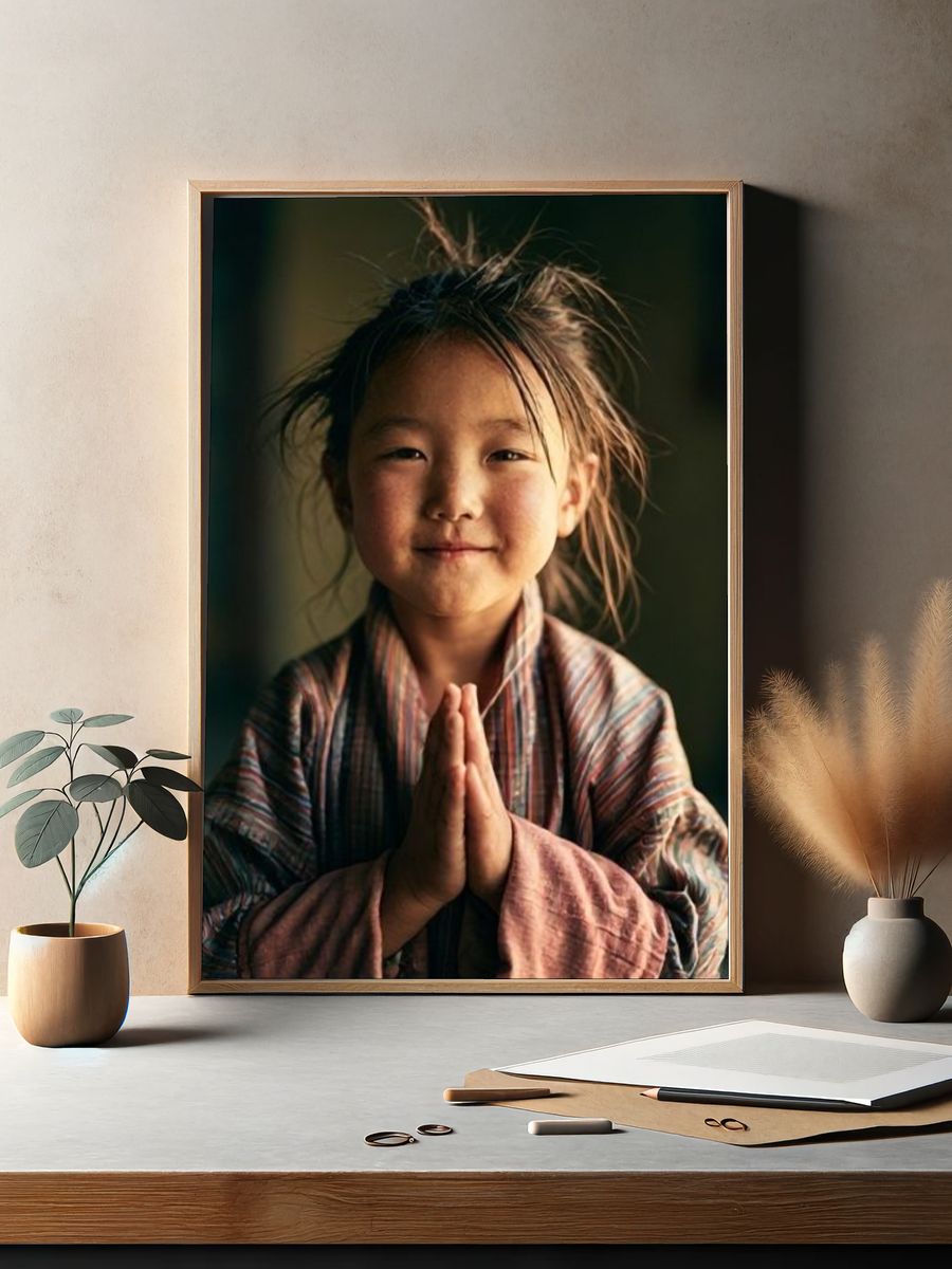 Child Portrait Photography Poster. — room view 2