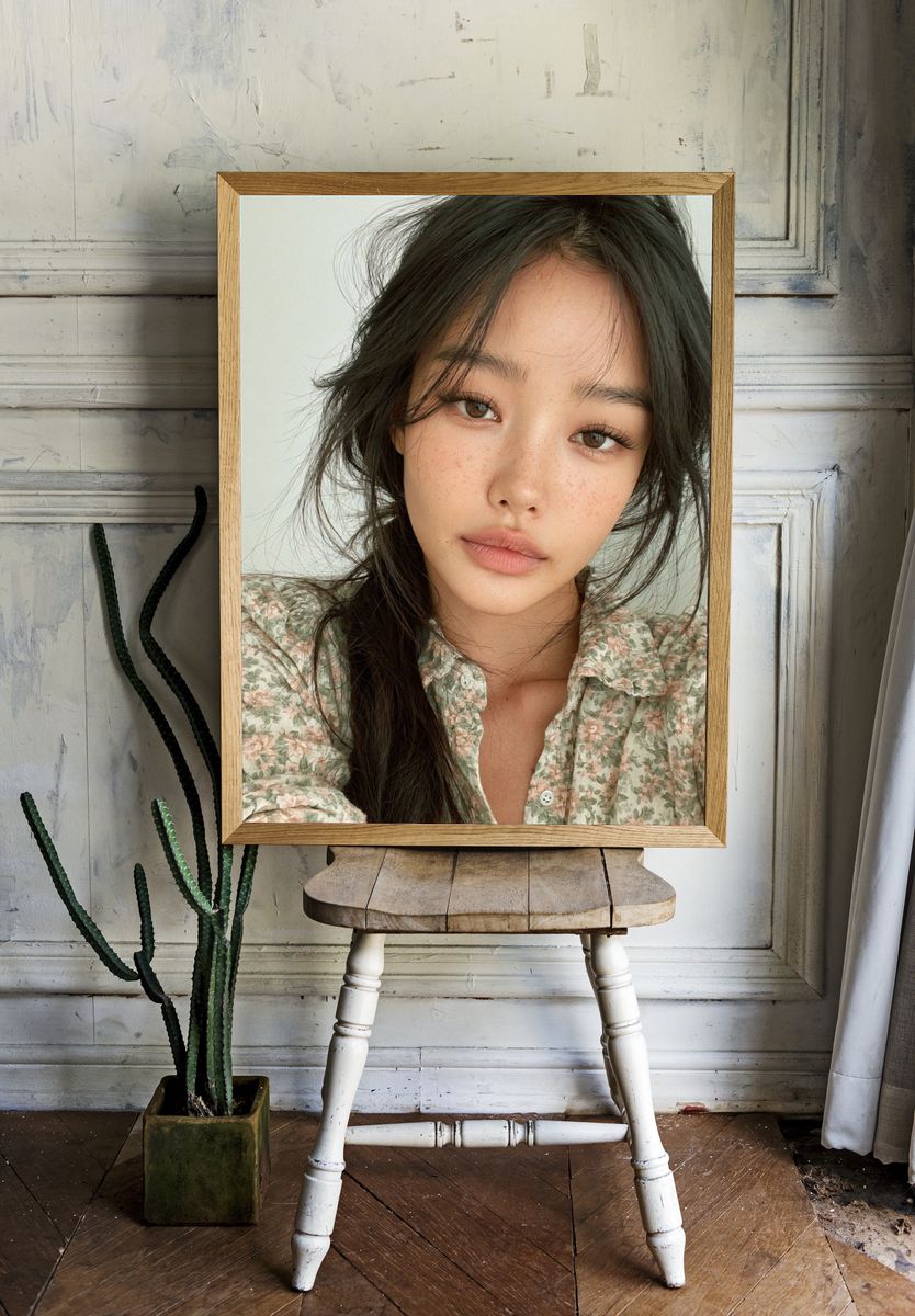 Soft Portrait Photography Poster. room preview