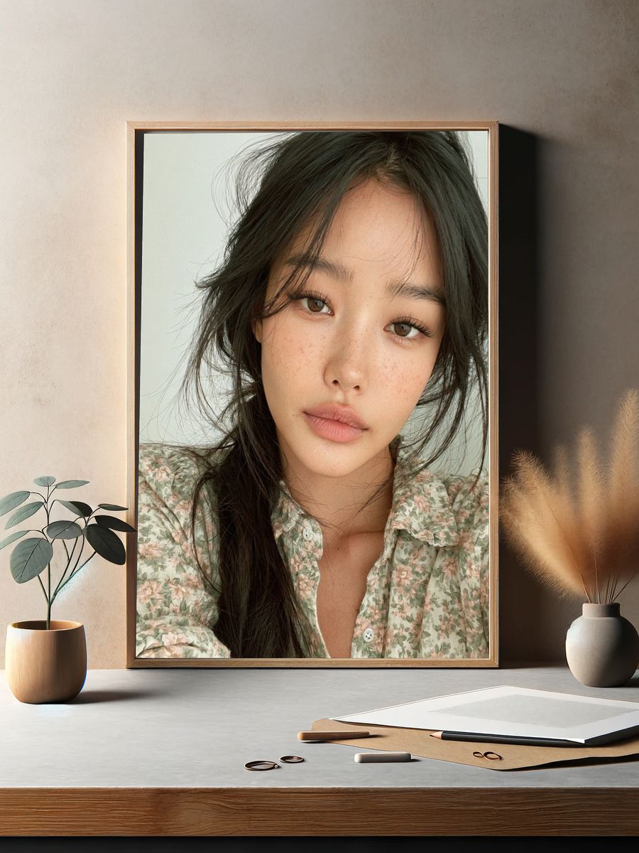 Soft Portrait Photography Poster. — room view 2