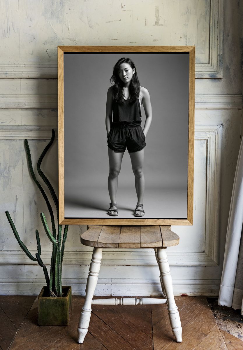 Minimalist Studio Portrait Print. — room view 1
