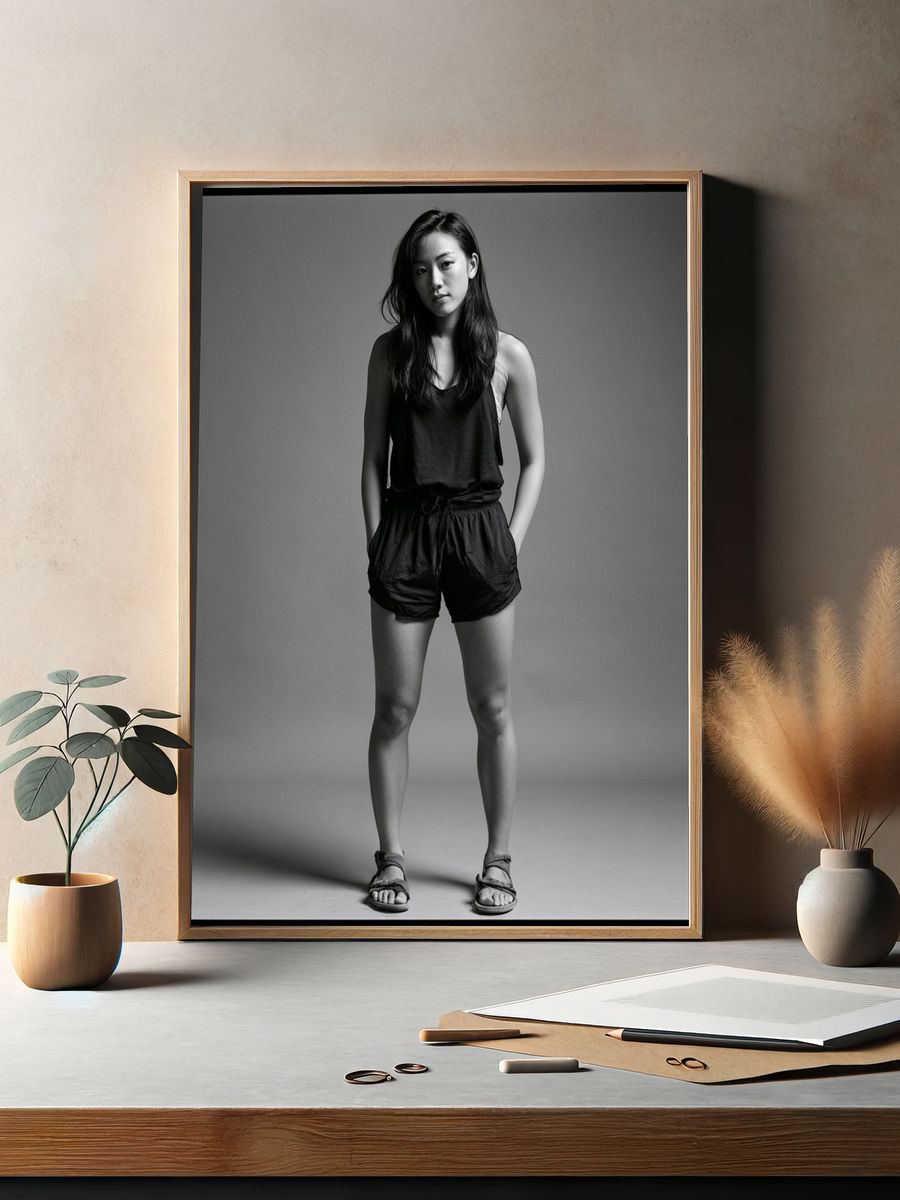 Minimalist Studio Portrait Print. — room view 2