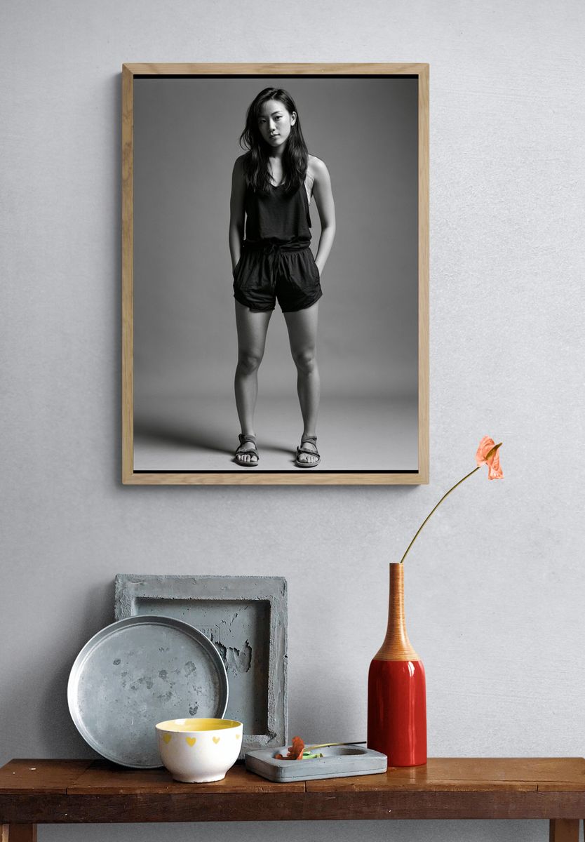 Minimalist Studio Portrait Print. — room view 3