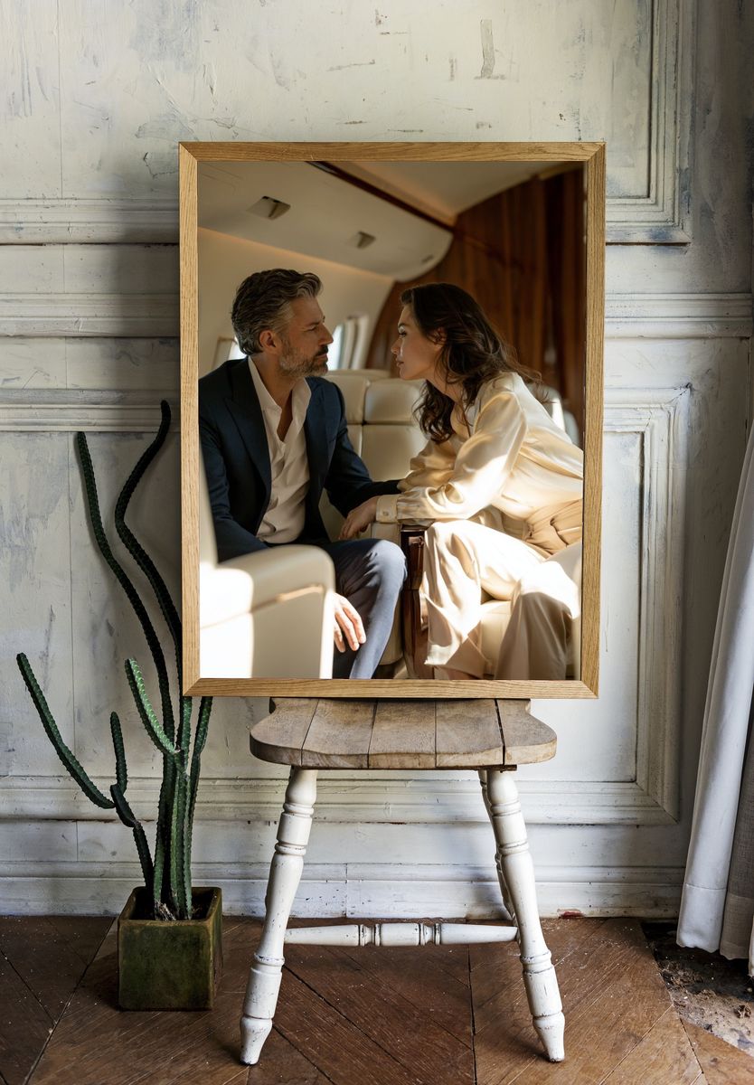 Private Jet Romance Photography Poster. — room view 1