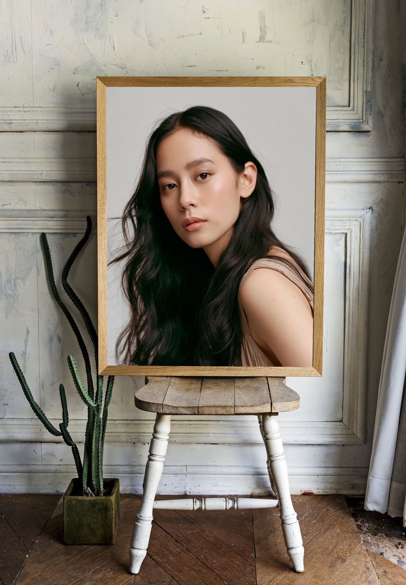 Elegant Portrait Photography Poster. — room view 1