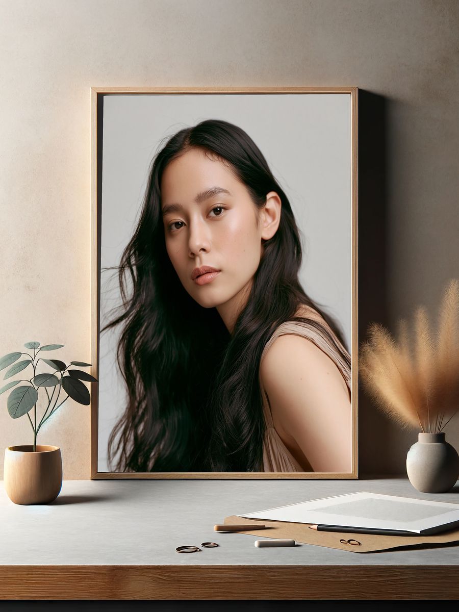 Elegant Portrait Photography Poster. — room view 2