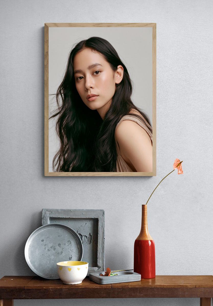 Elegant Portrait Photography Poster. — room view 3