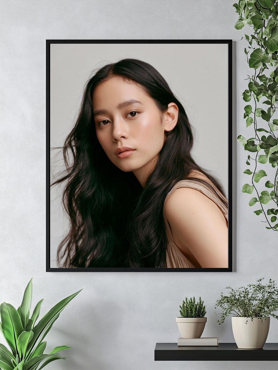 Elegant Portrait Photography Poster. — room view 4