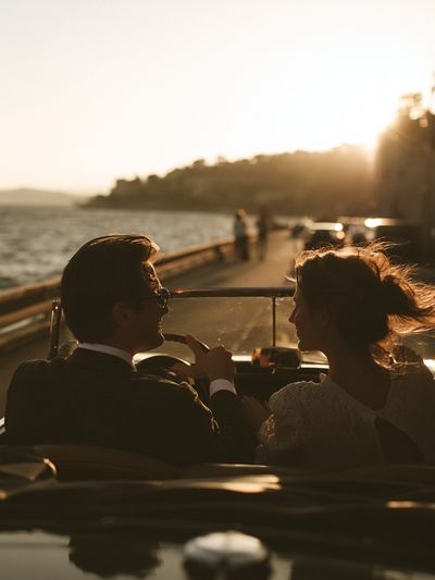 Sunset Drive Romance Photography Poster.
