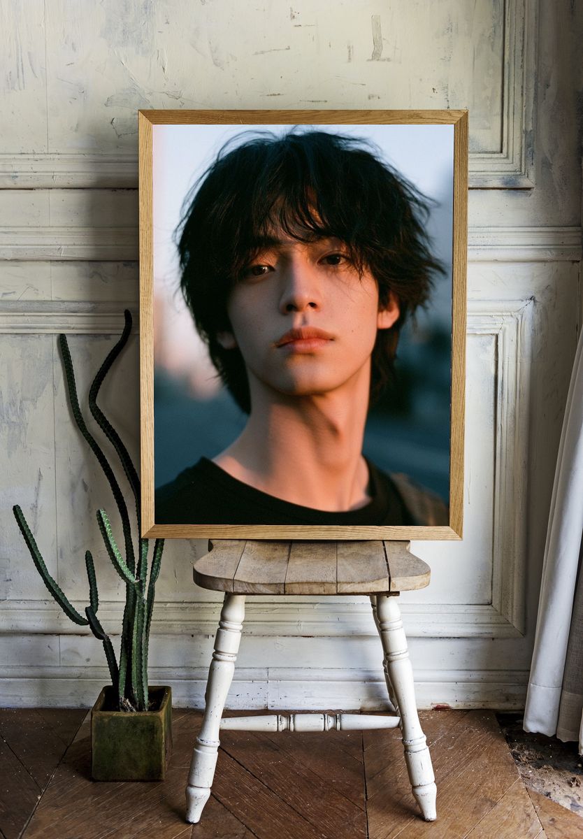 Moody Portrait Photography Poster. room preview