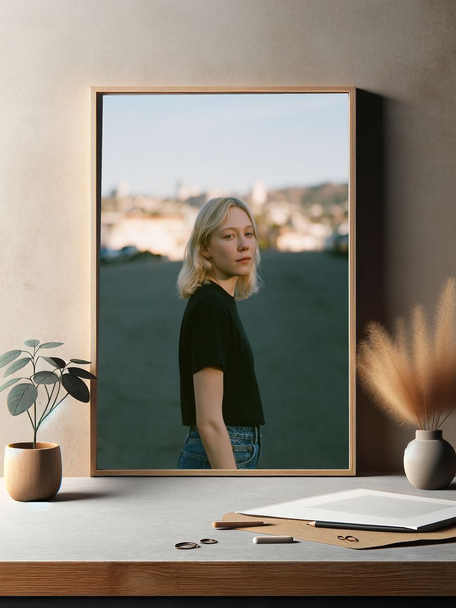 Blonde Portrait Photography Poster. — room view 2