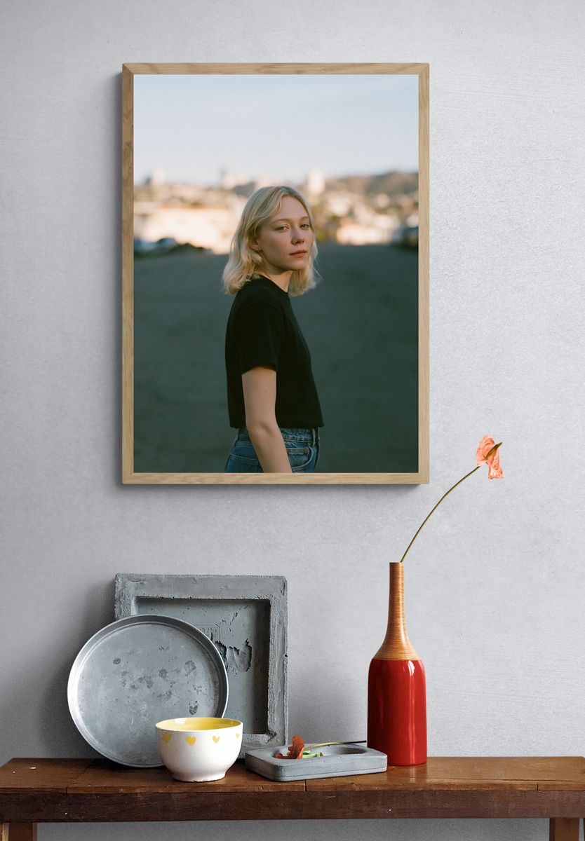 Blonde Portrait Photography Poster. — room view 3