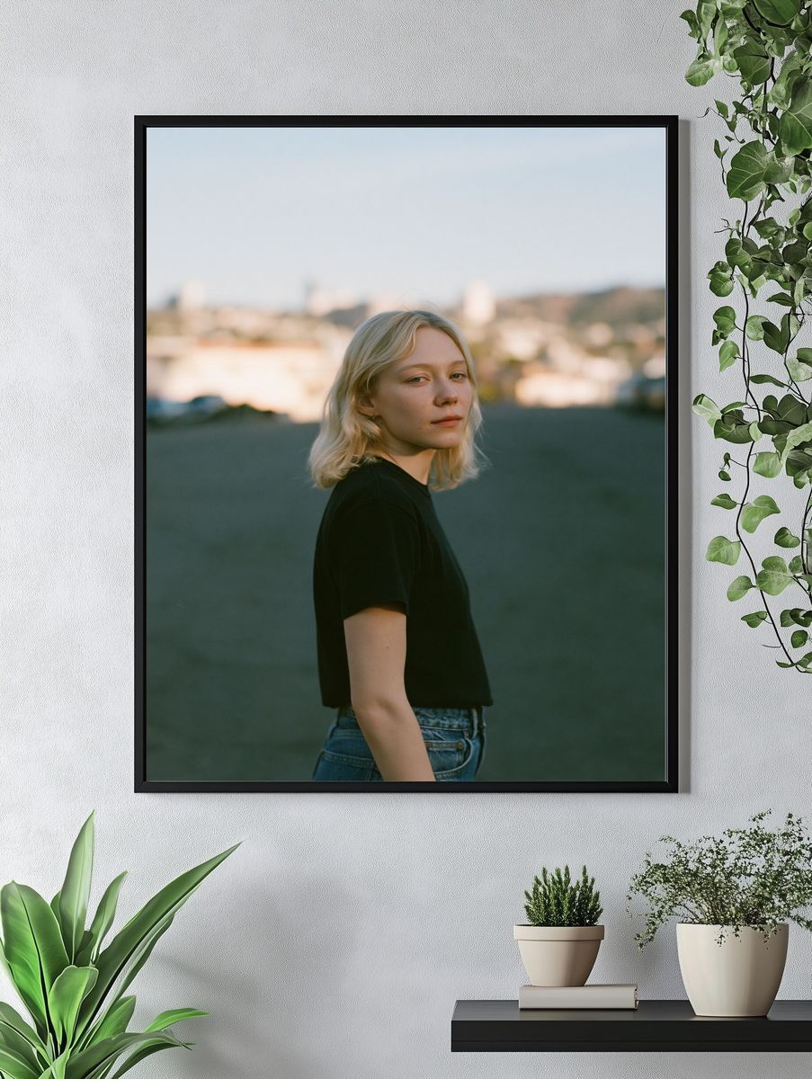 Blonde Portrait Photography Poster. — room view 4