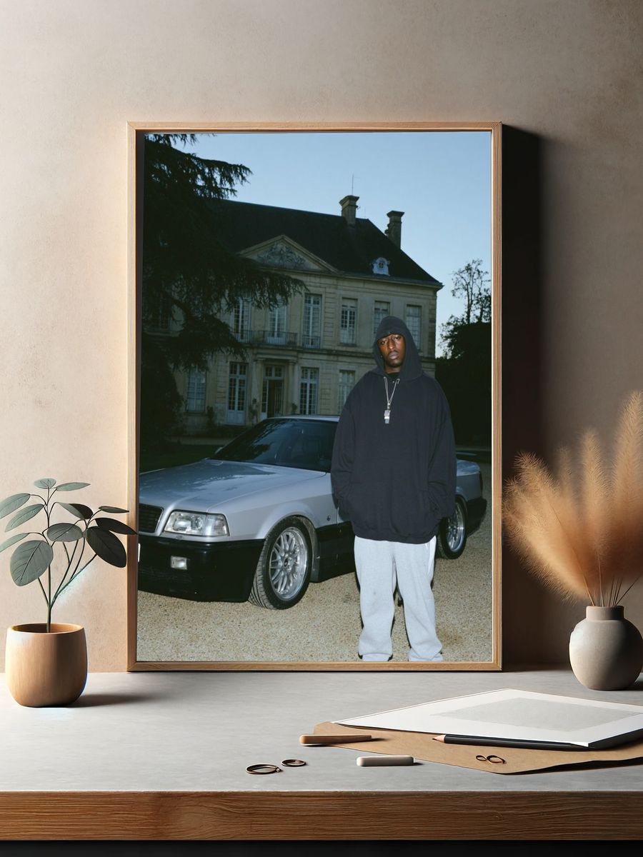 Night Portrait with Audi Poster. — room view 2