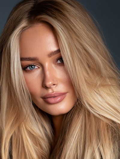 Blonde Portrait Photography Poster.