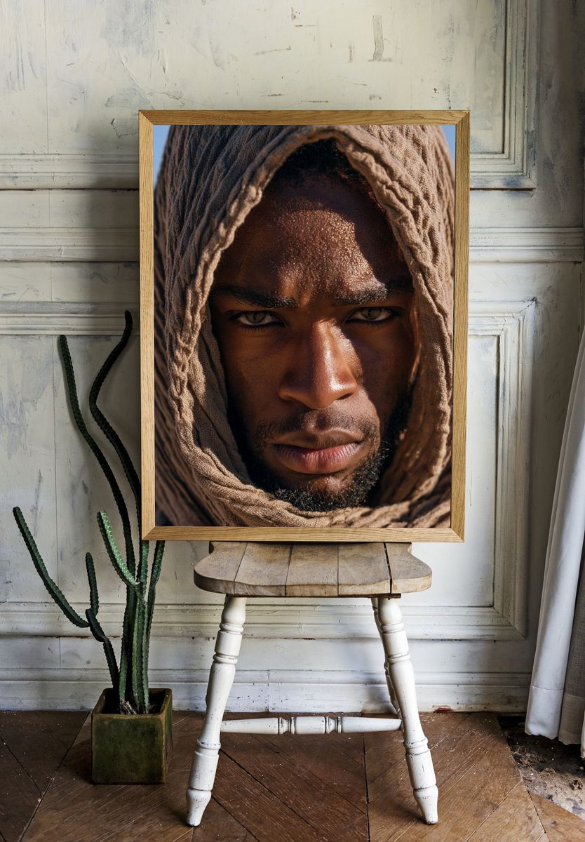 Desert Portrait Photography Poster. room preview