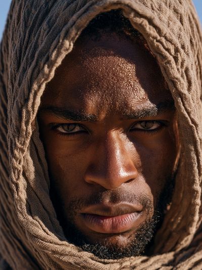 Desert Portrait Photography Poster.