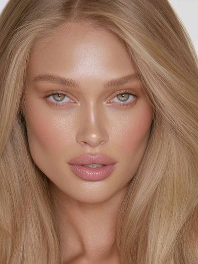Blonde Beauty Portrait Print. poster