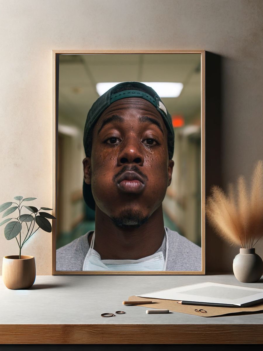 Intense Portrait Photography Poster. — room view 2