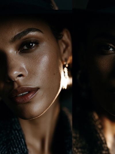 Moody Portrait Photography Poster.