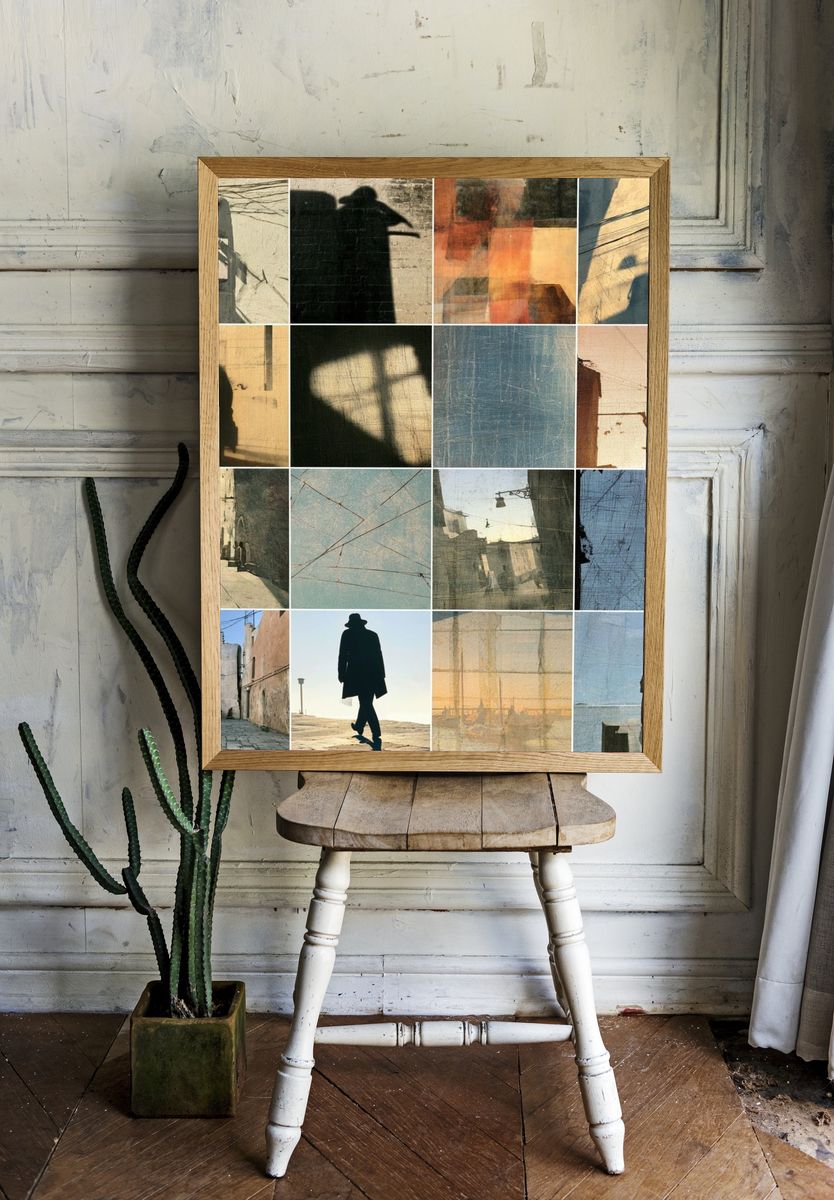 Urban Shadows Photography Poster. room preview
